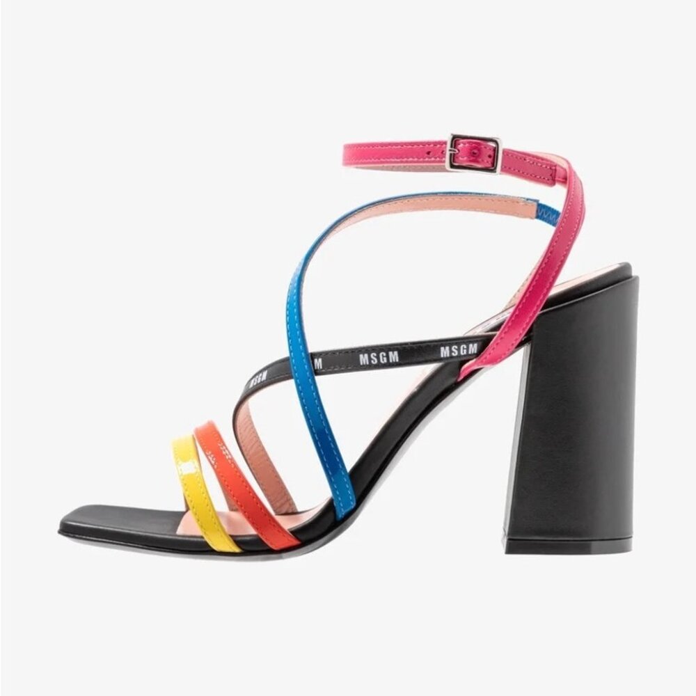 Msgm Multicolor Leather Sandals. - image 1